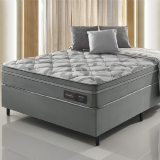 Conjunto Box Prestige Espuma Densidade D28 + Molas