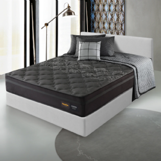 Colchão Prestige Black Espuma Densidade D28 + Molas
