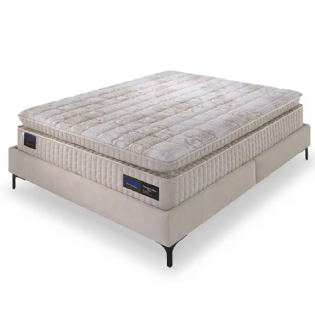 Conjunto Box Concept Látex Espuma Látex Natural e D33HR + Molas