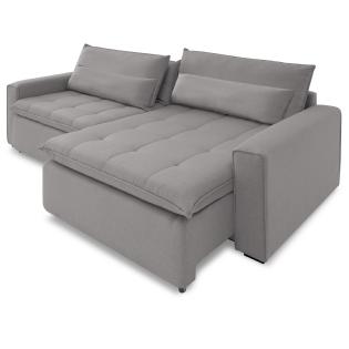 Sofá Retrátil Reclinável e Cama New Wave Plus Molas Ensacadas